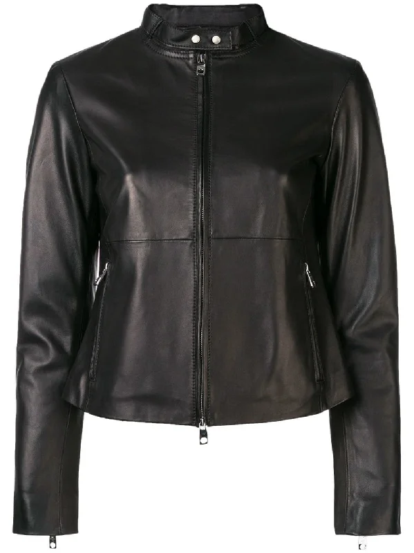 fitted biker jacket Mesh Jacket Canvas Jacket Denim Jacket