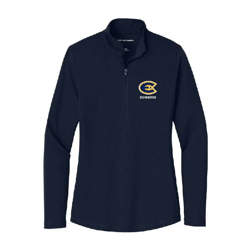 UW Eau Claire - NCAA Women's Soccer : Taylor Bembnister - Women's Lightweight Quarter Zip Jacket Belted Jacket Elasticated Jacket Padded Jacket