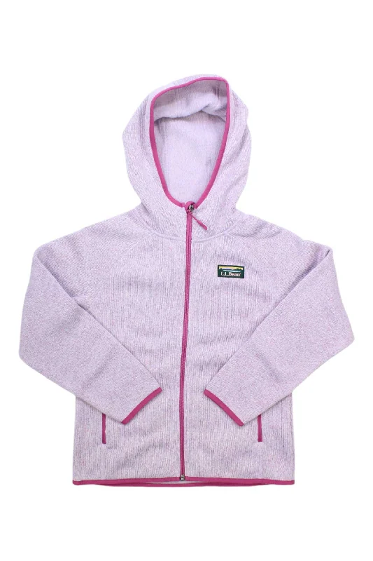 L.L.Bean Kids' Hooded Sweater Fleece Long Sweater Short Sweater Cropped Sweater