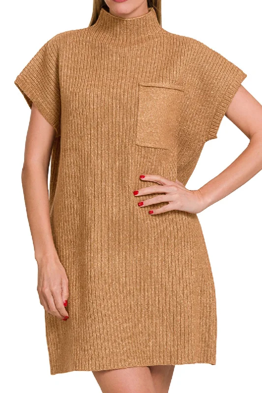 Burlington Deep Camel Mock Neck Sweater Dress Wool Fabric Cashmere Fabric Tweed Fabric Burlington Deep Camel Mock Neck Sweater Dress Wool Fabric Cashmere Fabric Tweed Fabric