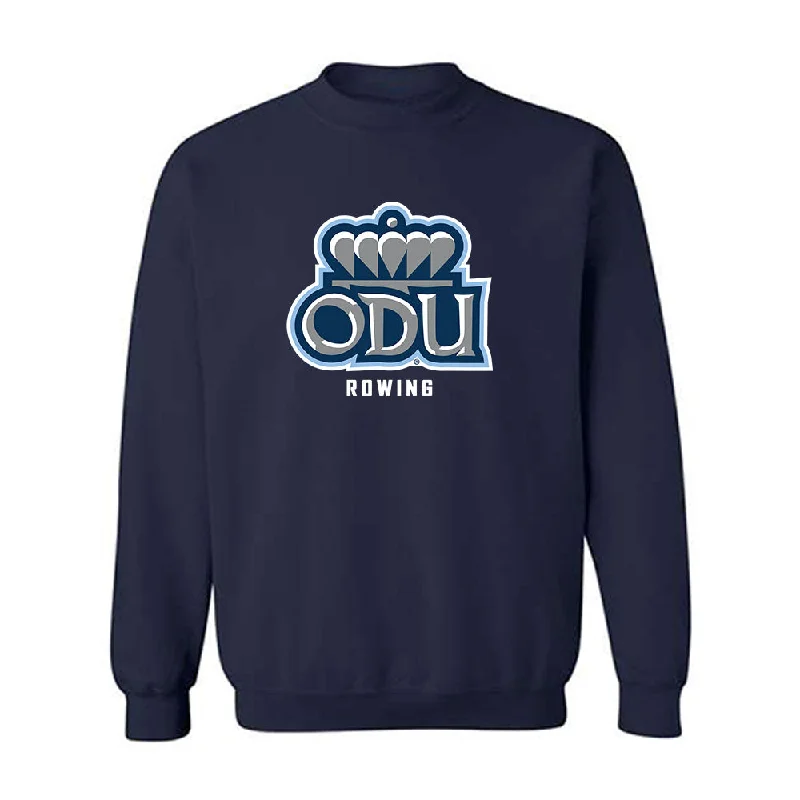 Old Dominion - NCAA Women's Rowing : Aubrey Thames - Classic Shersey Crewneck Sweatshirt Hoodie with Applique Textured Unique Old Dominion - NCAA Women's Rowing : Aubrey Thames - Classic Shersey Crewneck Sweatshirt Hoodie with Applique Textured Unique