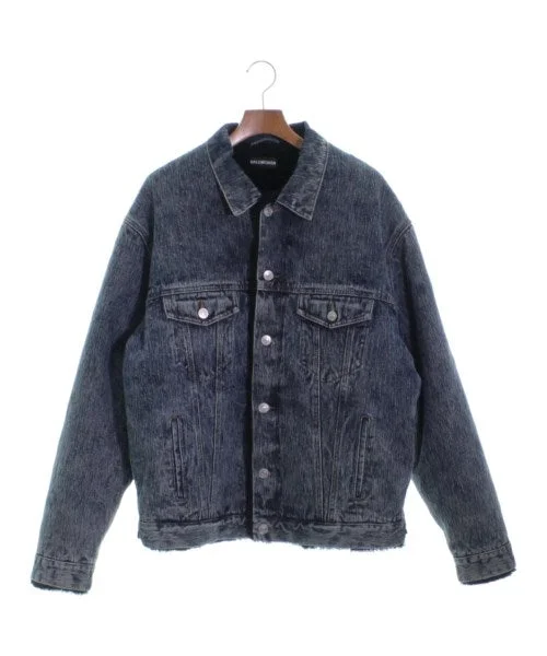 BALENCIAGA Denim jackets Denim Jacket Leather Jacket Suede Jacket
