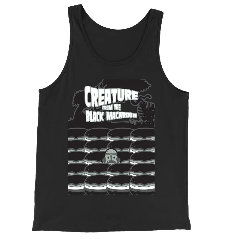 Movie The Food™ "Creature From The Black Macaroon" Tank Top white tank top