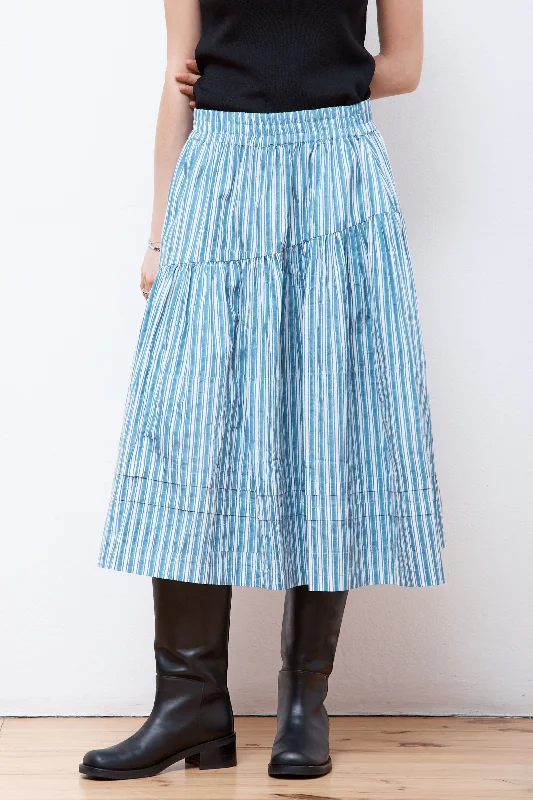 Juniper Skirt Broadstairs Stripe modal blend skirt
