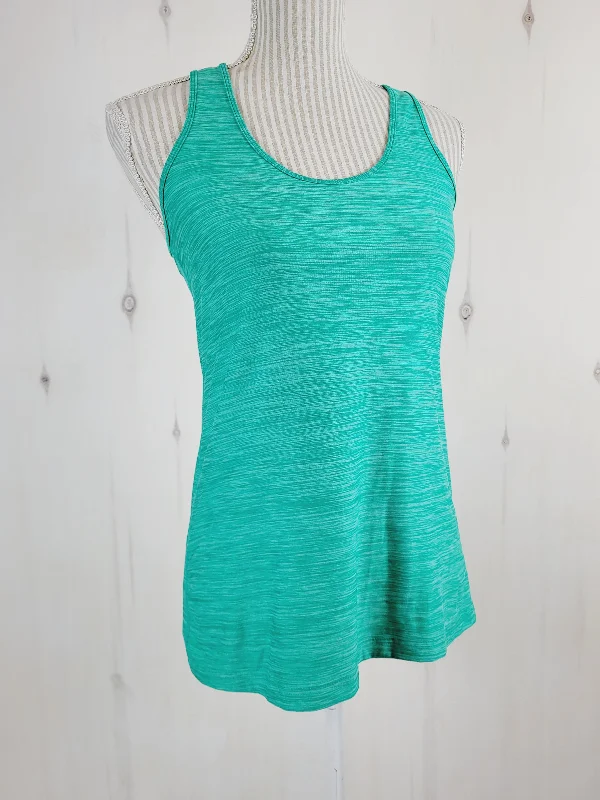 JOIA GREEN ATHLETIC RACERBACK TANK LADIES MEDIUM PRE-LOVED rhinestone tank top