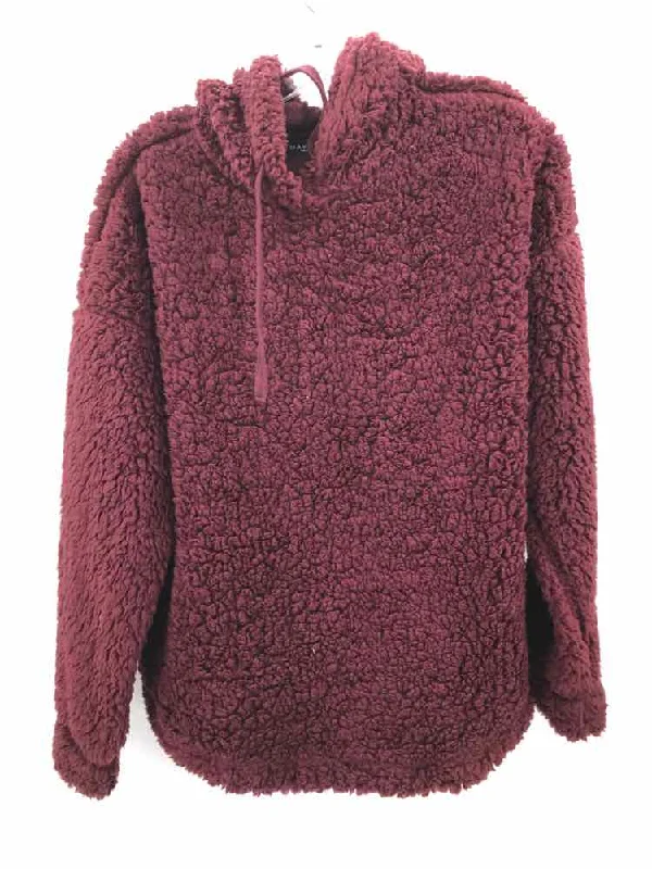 Pre-Owned Maverick Collection Red Size Medium Hooded Sweatshirt Hooded Sweatshirt Casual Wear Street Style