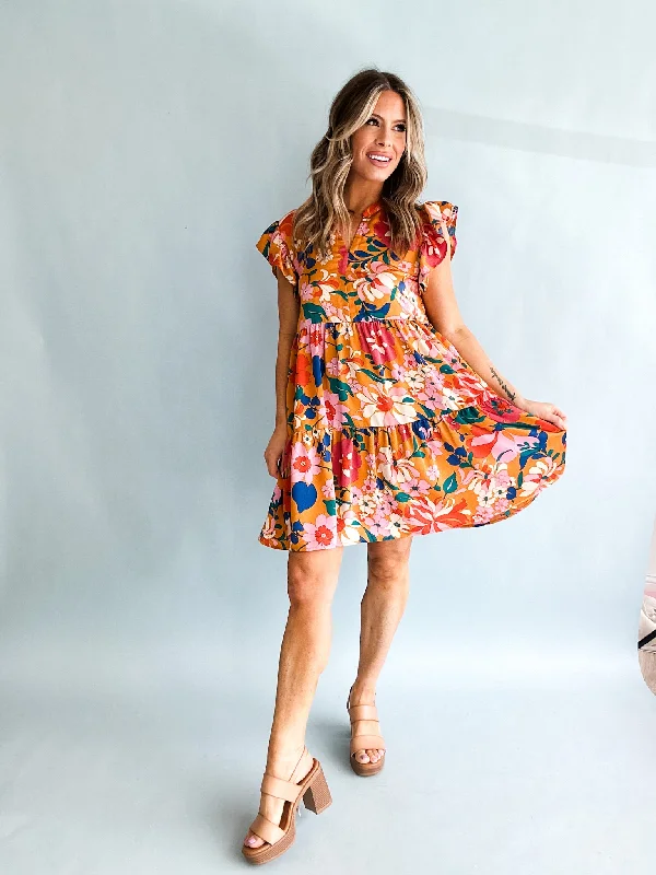 Enchanted Floral Dress sweetheart Neckline Romantic