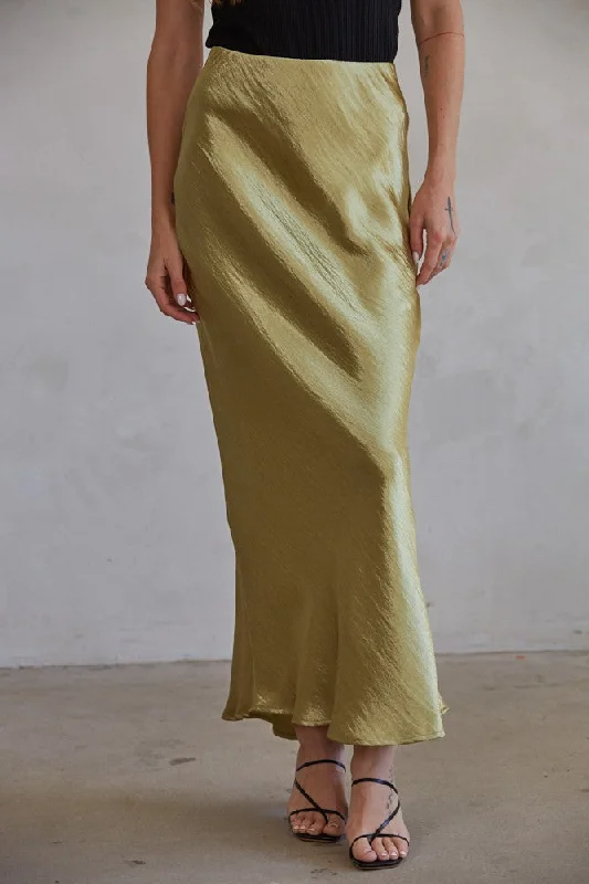 Valeria Skirt silk skirt sleek
