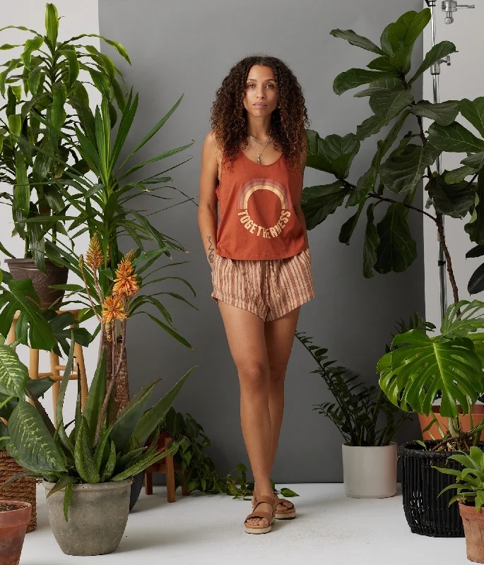 Togetherness Easy Tank - Rust cherry red tank