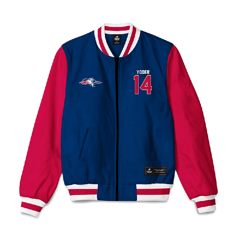 MSU Denver - NCAA Women's Soccer : Monica Yoder - Bomber Jacket Herringbone Jacket Houndstooth Jacket Plaid Jacket