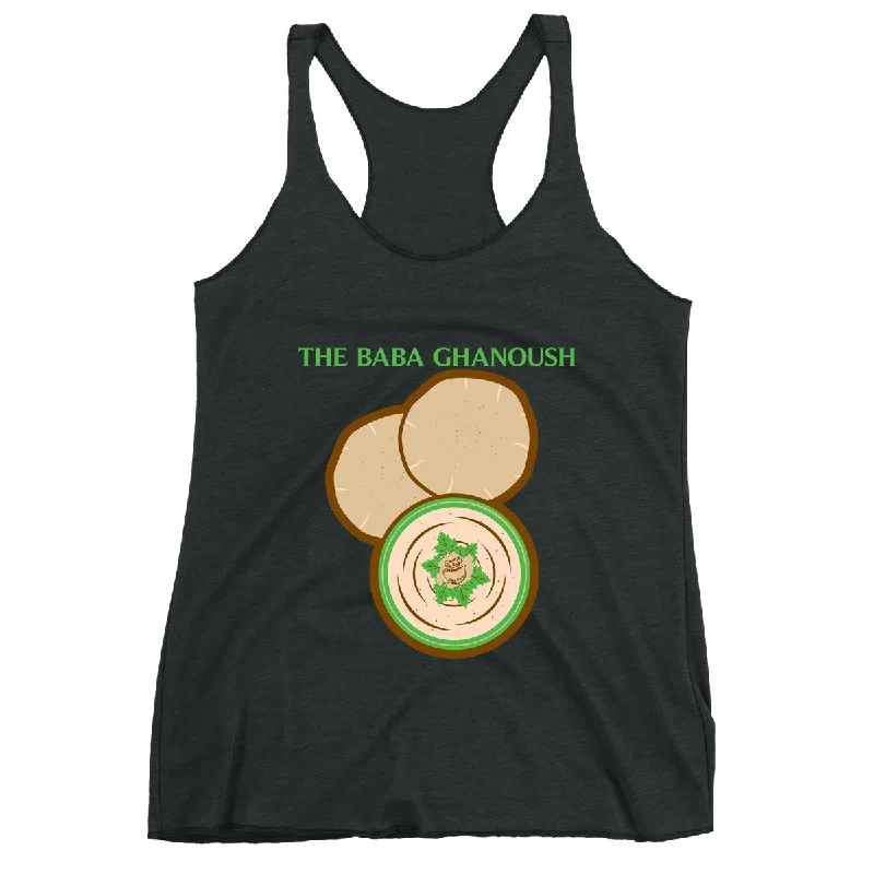 Movie The Food™ "The Baba Ghanoush" Women's Racerback Tank Top essential tank top