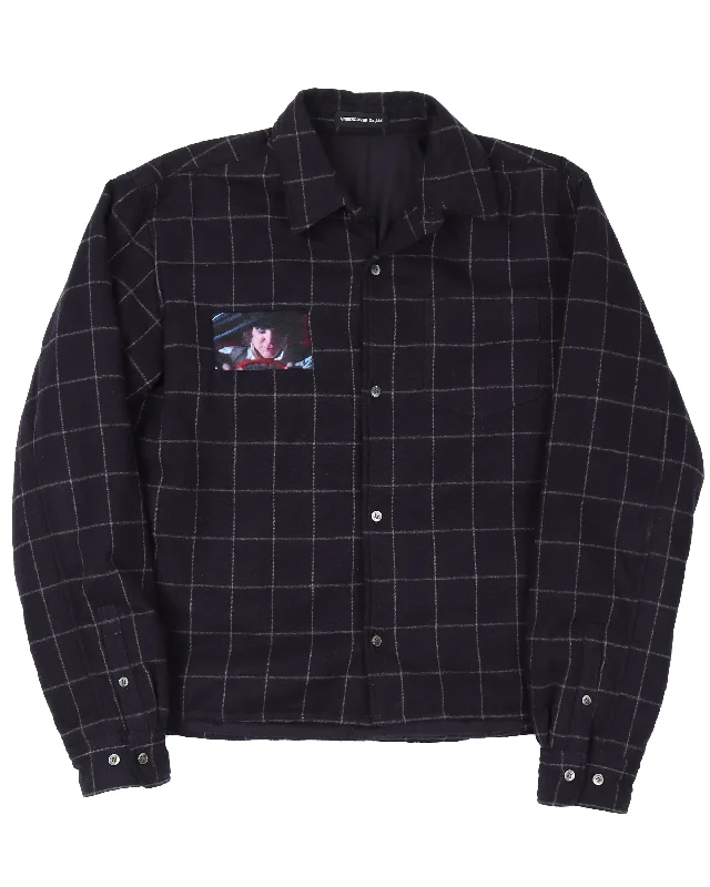 AW19 A Clockwork Orange Shirt Jacket Wool Jacket Cashmere Jacket Tweed Jacket