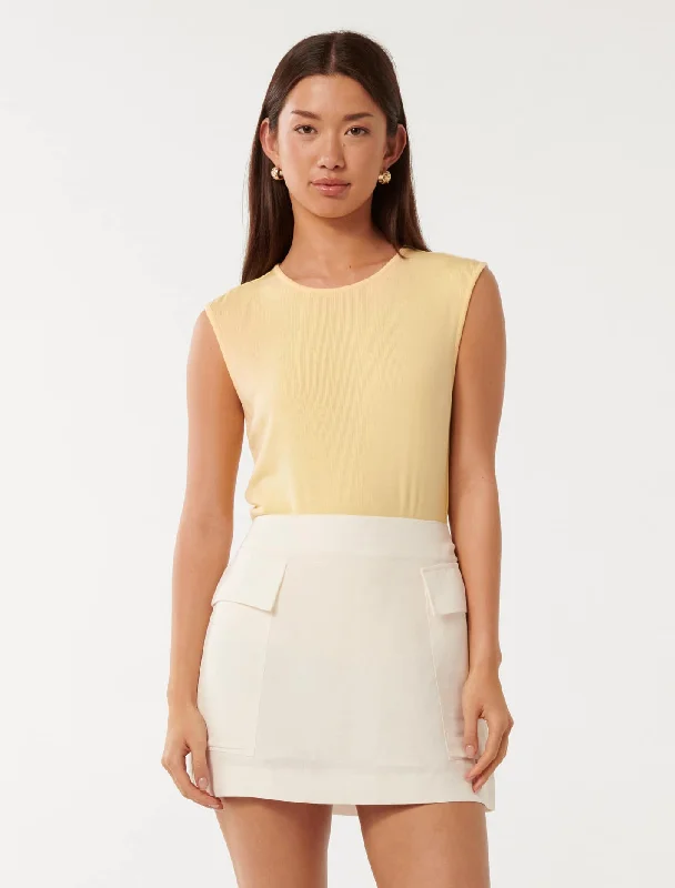 Mara Crew Neck Tank Top lightweight tank top