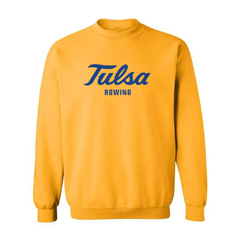 Tulsa - NCAA Women's Rowing : Sarah Menefee - Classic Shersey Crewneck Sweatshirt Hoodie with Hem Frayed Vintage Worn Tulsa - NCAA Women's Rowing : Sarah Menefee - Classic Shersey Crewneck Sweatshirt Hoodie with Hem Frayed Vintage Worn