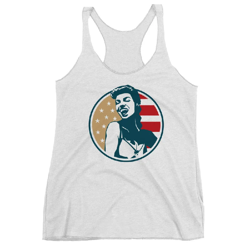 Presidential Woman Red Women's Racerback Tank trendy tank top