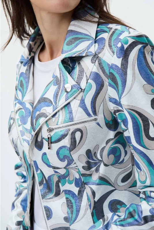 Women's Joseph Ribkoff | Faux Suede Jacket | Vanilla Multi Tailored Jacket Straight Jacket A-Line Jacket Women's Joseph Ribkoff | Faux Suede Jacket | Vanilla Multi Tailored Jacket Straight Jacket A-Line Jacket