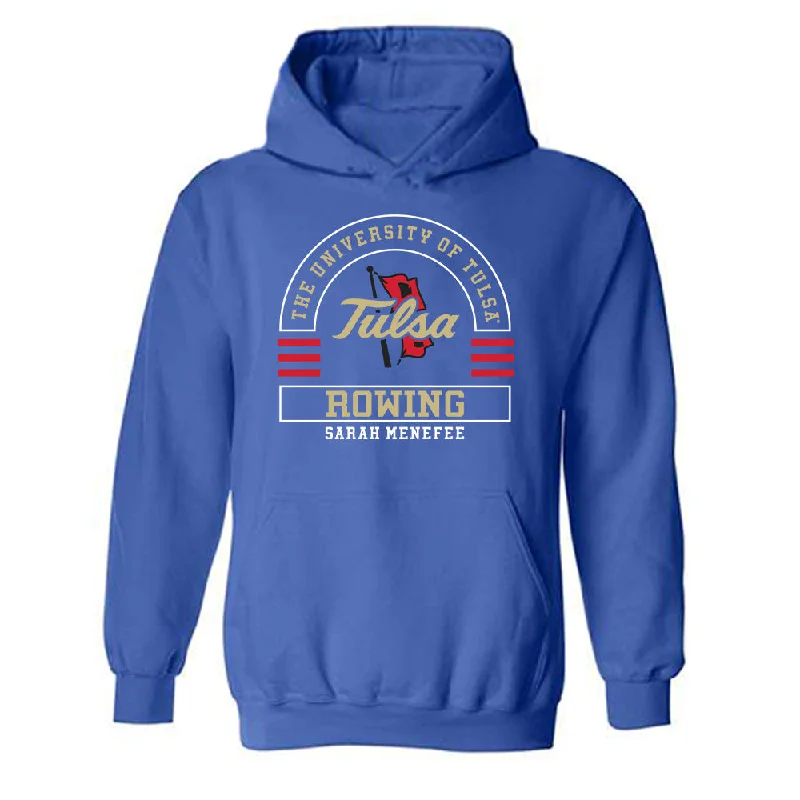 Tulsa - NCAA Women's Rowing : Sarah Menefee - Classic Fashion Shersey Hooded Sweatshirt Cotton Hoodie Fleece Lining Warmth Tulsa - NCAA Women's Rowing : Sarah Menefee - Classic Fashion Shersey Hooded Sweatshirt Cotton Hoodie Fleece Lining Warmth