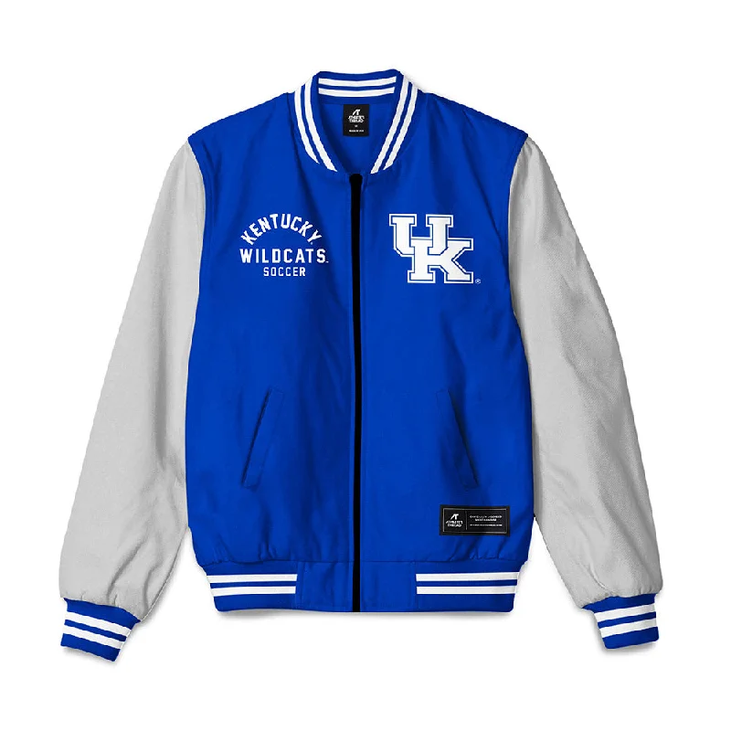 Kentucky - NCAA Women's Soccer : Gaby Rourke - Bomber Jacket Cardigan Sweater Pullover