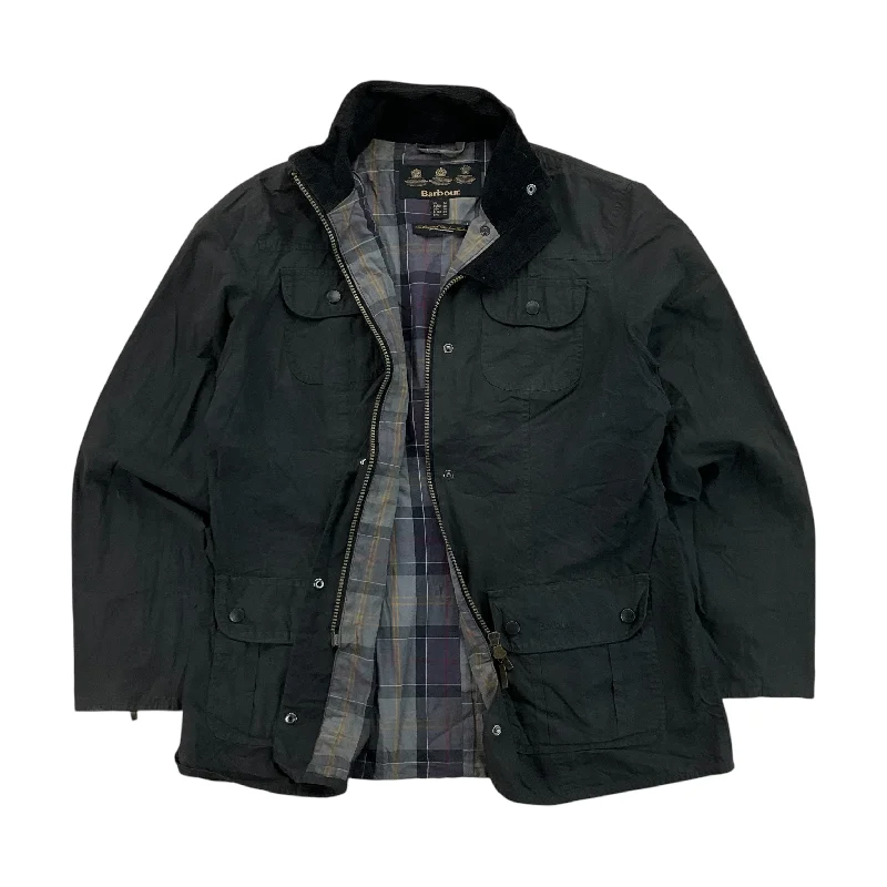 Barbour L174 Flyweight Wax Utility Jacket - Women/40 Front Pockets Side Pockets Patch Pockets