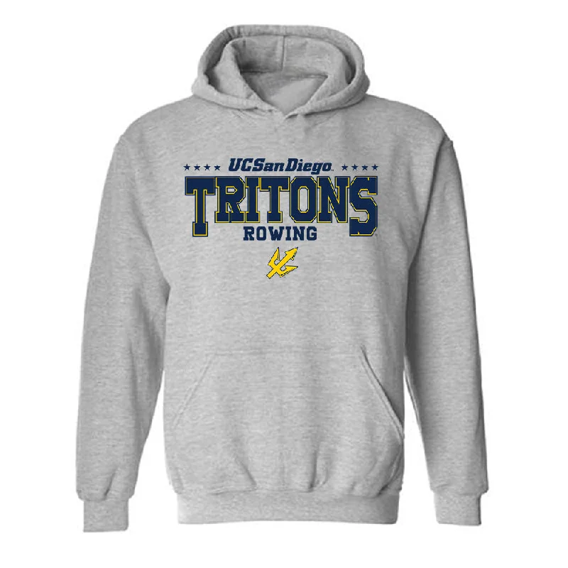 UCSD - NCAA Women's Rowing : Sae Ackerstein - Classic Fashion Shersey Hooded Sweatshirt Hoodie with Toggle Buttons Decorative Unique UCSD - NCAA Women's Rowing : Sae Ackerstein - Classic Fashion Shersey Hooded Sweatshirt Hoodie with Toggle Buttons Decorative Unique
