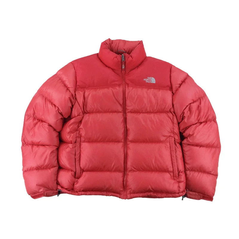 The North Face Nuptse Puffer Jacket - Women/XL Tiered Jacket Buttoned Jacket Zippered Jacket