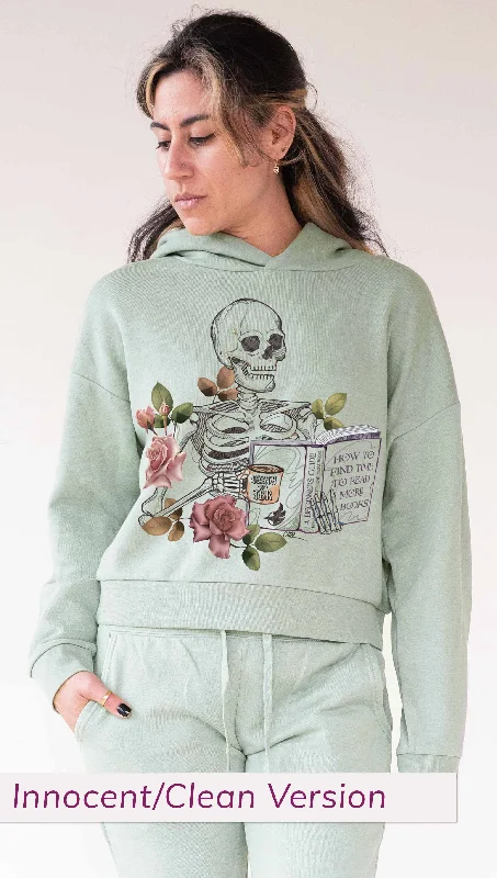 Death By TBR - Comfy Hoodie (Innocent/Clean) Hoodie with Patch Decorative Personalized