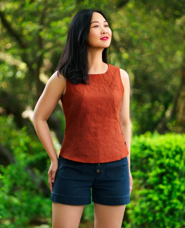 Itch to Stitch Santorini Tank neon tank top