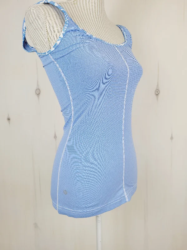 LULULEMON BLUE TANK APPROX LADIES SMALL-MEDIUM PRE-LOVED summer tank top