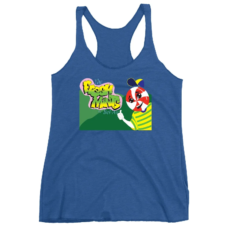 Movie The Food™ "The Fresh Mints of Bel-Air" Women's Racerback Tank Top flowy tank top