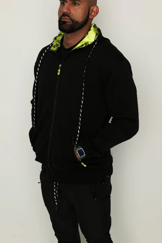 HOODIE - Bulletproof Zip-Up Hoodie with Belted Waist Structured Tailored