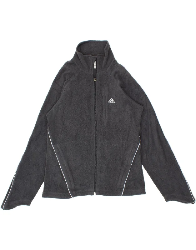 ADIDAS Womens Fleece Jacket UK 10 Small Grey Polyester Chenille Fabric Brocade Fabric Lace Fabric ADIDAS Womens Fleece Jacket UK 10 Small Grey Polyester Chenille Fabric Brocade Fabric Lace Fabric
