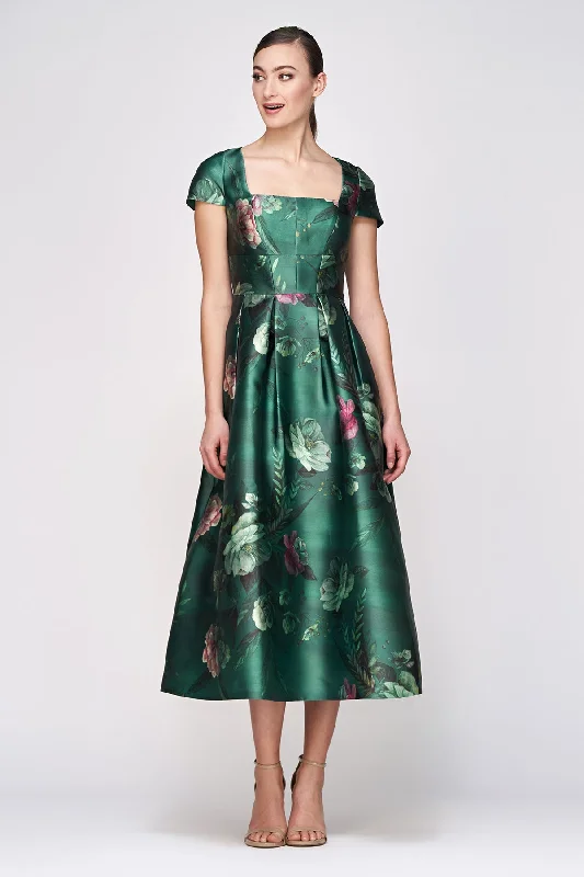 Kay Unger. TIERNEY TEA LENGTH DRESS