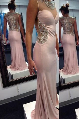 Sexy Prom Dress Chiffon Mermaid Evening Dress Long Evening Gown Prom Dresses