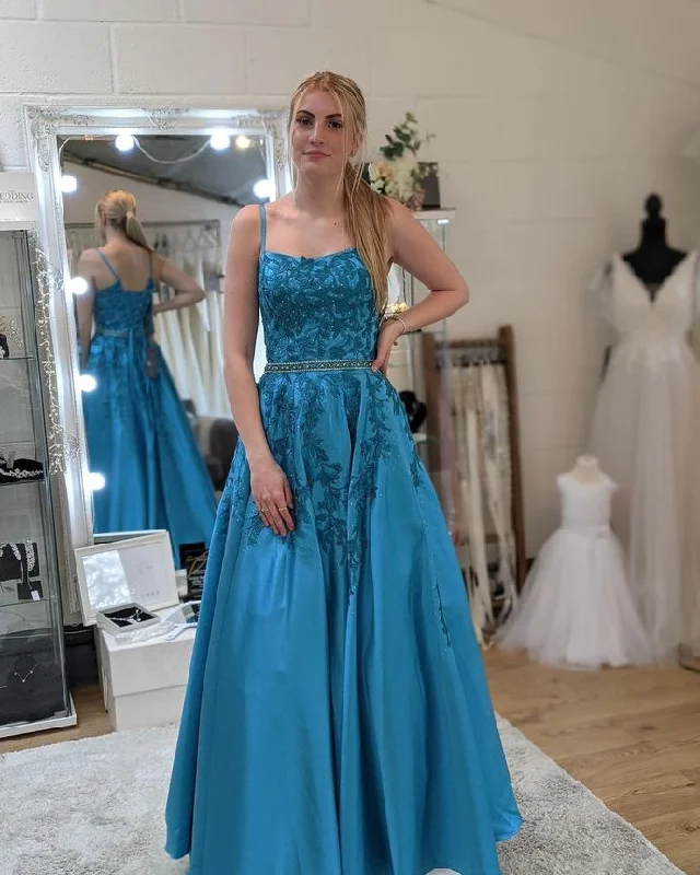 Spaghetti Straps A-line Prom Dresses Long Prom Dresses,Cheap Prom Dresses, Evening Dress Prom Gowns cg22368 Spaghetti Straps A-line Prom Dresses Long Prom Dresses,Cheap Prom Dresses, Evening Dress Prom Gowns cg22368