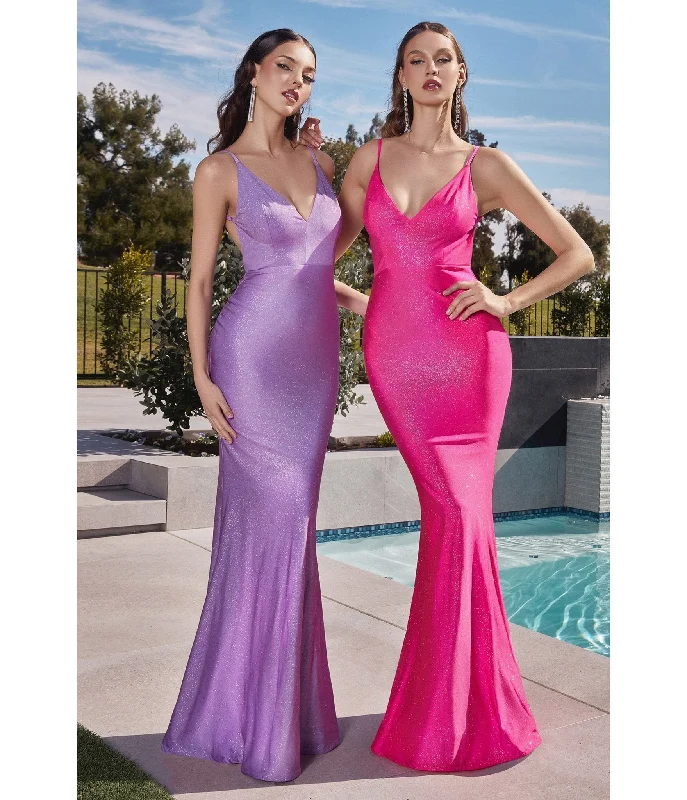 Cinderella Divine  Barbie Pink Glitter Satin Sultry Fitted Evening Dress Tunics Favorite customer