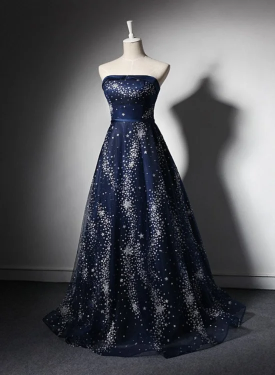 Beautiful Simple Navy Blue Scoop Long Party Dress, A-line Prom Dress Evening Dress Tunics Sale discount Beautiful Simple Navy Blue Scoop Long Party Dress, A-line Prom Dress Evening Dress Tunics Sale discount