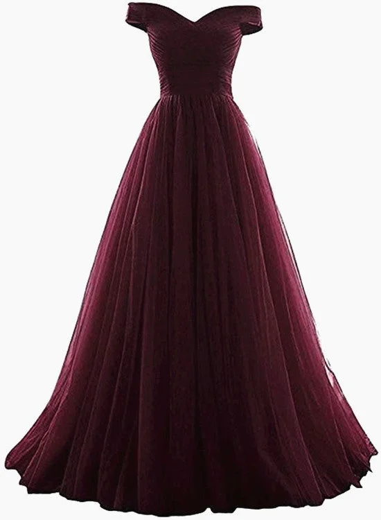 Beautiful Tulle Sweetheart Floor Length Formal Dress , Cute Party Dresses Tunics Occasion special