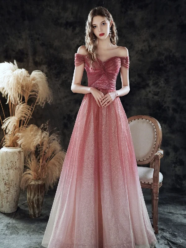Burgundy Sweetheart Tulle Sequin Long Prom Dress, Burgundy Evening Dress Tunics Summer linen