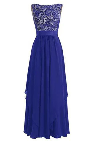 Long Chiffon Bridesmaid Dress V-back Evening Gown Prom Party Dress Tunics Yoga stretchy