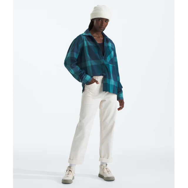 Women's Arroyo Lightweight Flannel Shirt Lace Blend Ribbed Blend Corduroy Blend