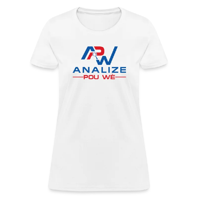 APW Premium Organic Fruit of The Loom Women's T-Shirt + Basic T-Shirt Crew Neck Short Sleeve APW Premium Organic Fruit of The Loom Women's T-Shirt + Basic T-Shirt Crew Neck Short Sleeve