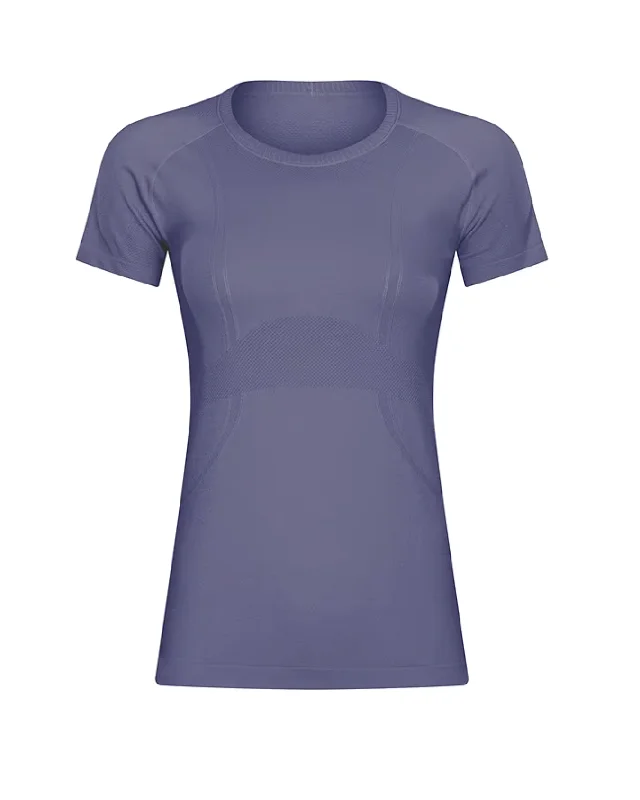 Fearless Club Glow Tee - Blue Oversized T-Shirt Spandex breathable