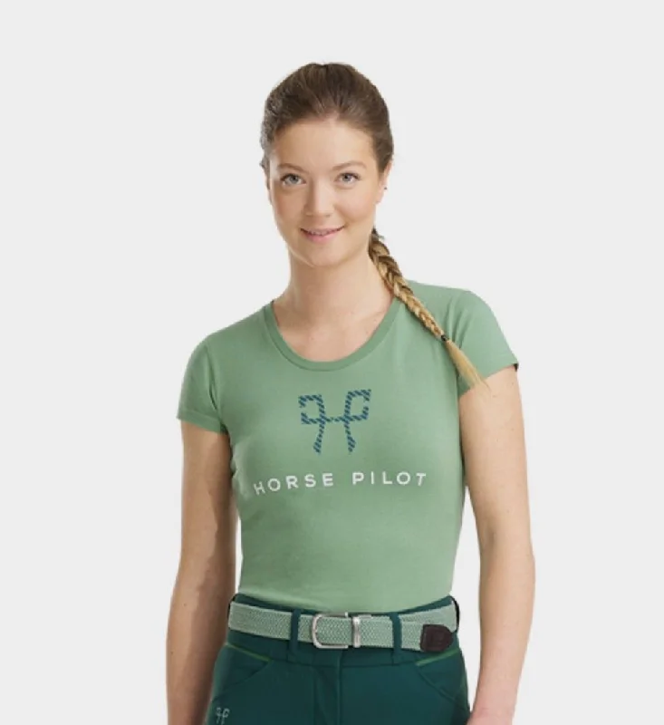 Horse Pilot Team T-Shirt Oversized T-Shirt Spandex breathable