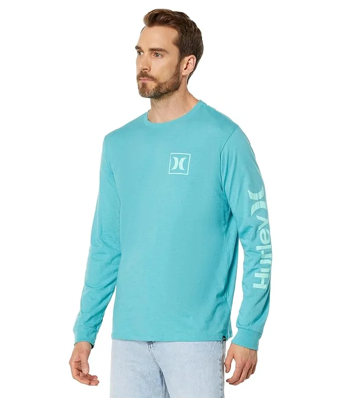 Hurley One Only Icon Long Sleeve Tee Anti-Shrink Durable Soft