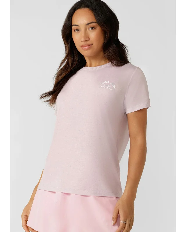 Lorna Jane Lotus T Shirt - Pale Orchid Lilac Chenille Blend Fleece Blend Nylon Blend Lorna Jane Lotus T Shirt - Pale Orchid Lilac Chenille Blend Fleece Blend Nylon Blend