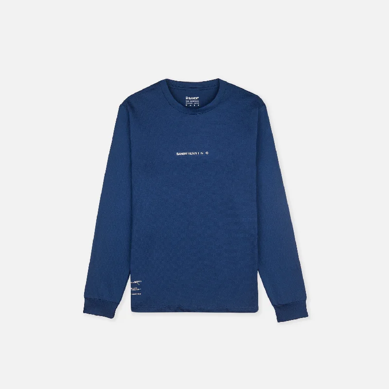 Micromesh™ Long Sleeve Tee - Unisex Ribbed Striped Patterned