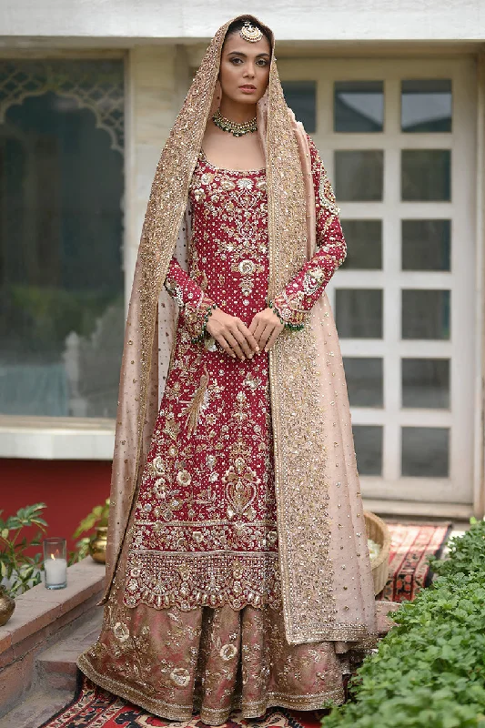 Peach Lehenga with Long Shirt for Indian Bridal Wear Hooded Caped Shawl Collar