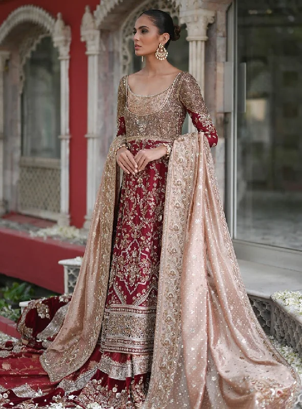 Embellished Red Long Shirt Lehenga for Indian Bridal Wear Houndstooth Herringbone Solid Embellished Red Long Shirt Lehenga for Indian Bridal Wear Houndstooth Herringbone Solid