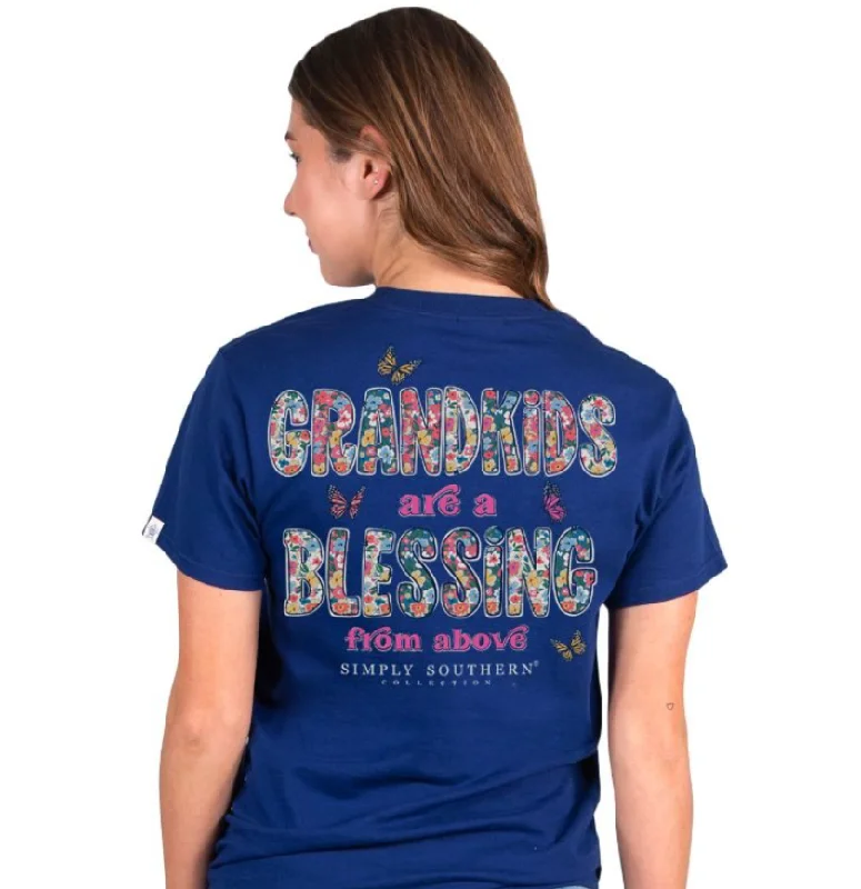 SIMPLY SOUTHERN COLLECTION GRANDKIDS SHORT SLEEVE T-SHIRT Elasticated Padded Insulated