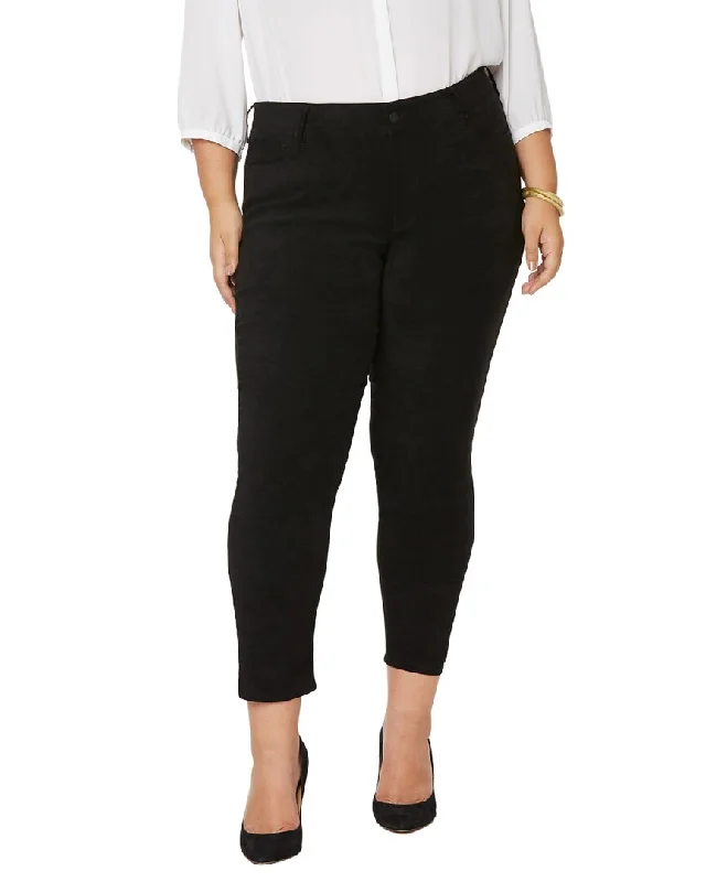 Nydj Plus Alina Ankle Black Legging Jean Casual Black Leggings
